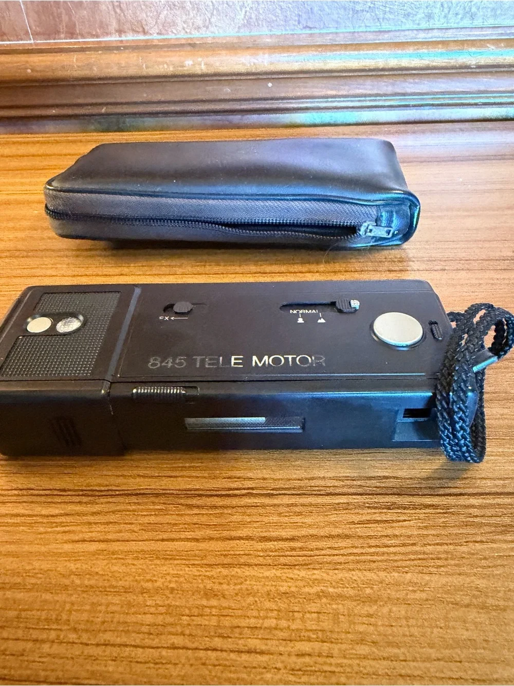 Vintage Vivitar 845 Tele Motor 110 Pocket Film Camera with Case-WORKS!